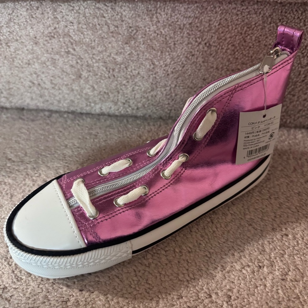 Converse Shoe Zipped Pouch
